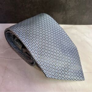 Volta Seta Italian Silk Light Blue Patterned Men's 58” Tie